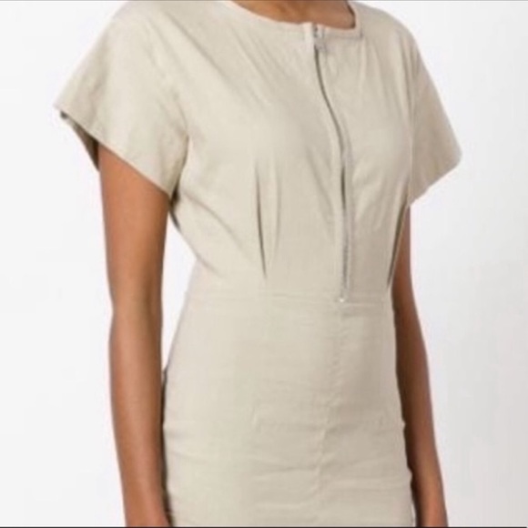 Isabel Marant Étoile Neit Ruffle Zip Dress Sz 40 - Picture 4 of 5